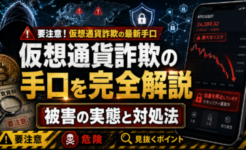 仮想通貨詐欺の手口を完全解説｜被害の実態と対処法