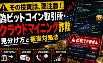 偽ビットコイン取引所・クラウドマイニング詐欺の見分け方と被害対処法