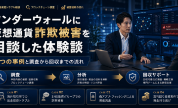 ワンダーウォールに仮想通貨詐欺被害を相談した体験談｜4つの事例と調査から回収までの流れ