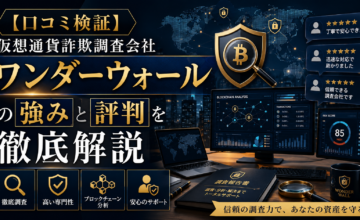 【口コミ検証】仮想通貨詐欺調査会社ワンダーウォールの強みと評判を徹底解説